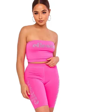 Pantaloni Corti Giovedi Neon Pink M - Ellesse - FashionsVida