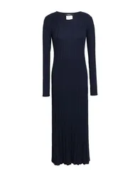 Midi-Kleid Damen Nachtblau L,M Damen