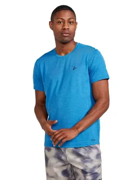 T-shirt à Manches Courtes Adv Essence Melange Fluid / Melange M - Craft - FashionsVida