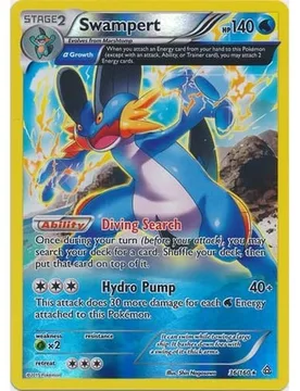 Pokemon XY Primal Clash 36/160 Swampert (Reverse Holo) - Pokémon - FashionsVida