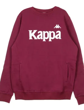 Felpa Girocollo Uomo Authentic Bzali Violet/grey Silver - Kappa - FashionsVida