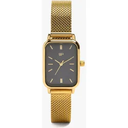 Reloj de mujer de acero inoxidable cuadrado en liso