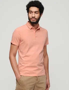 Superdry Herren Polohemd aus Jersey Pink - Größe: XL - 59.99 - FashionsVida