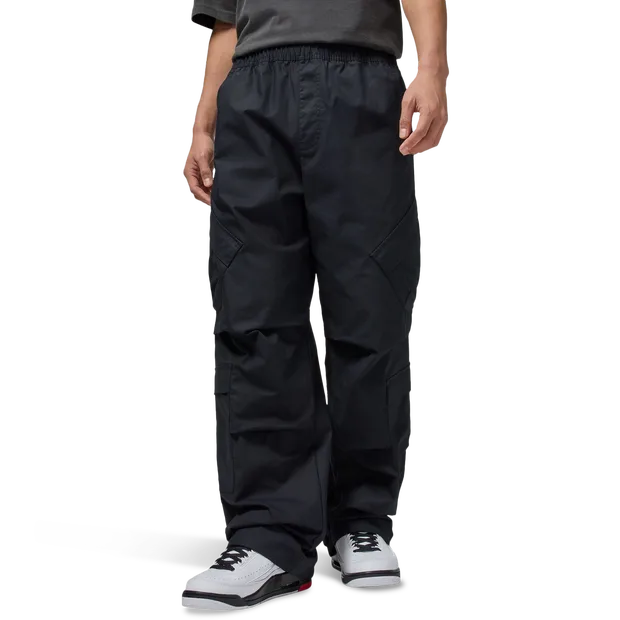 Flight Men Pants - Black - Size XXL - Cotton Jersey - Black - Size: 2X-Large - Jordan - FashionsVida