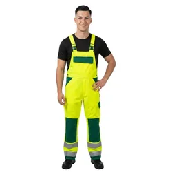 Combinaison Avec Poches Pour Genouillères Safe Compete 07169 Hi-Vis Yellow / Green 64