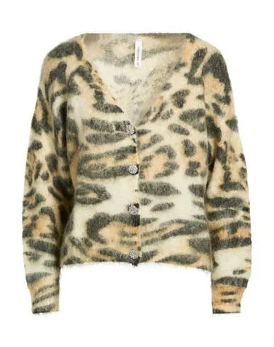 Strickjacke Damen Cremeweiß ONESIZE Damen - TENSIONE IN - FashionsVida