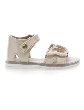 Sandali oro con fiore decorativo e velcro AG1639115519 20 - Laura Biagiotti - FashionsVida