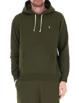 Felpa con cappuccio POLO VERDE OLIVA S - Ralph Lauren - FashionsVida