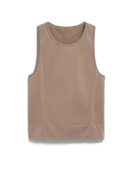 Tank sin costuras para mujer camel S