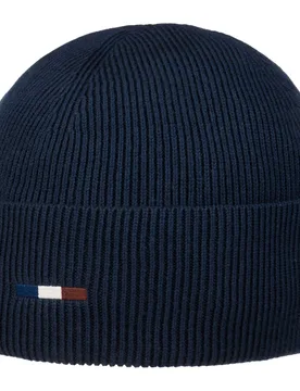 Uni Rib Beanie Hat with Cuff by - navy - Size: One Size - Bugatti - FashionsVida