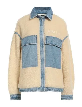 Borreguito y pelo ecológico Mujer Azul marino L Mujer - AMIRI - FashionsVida