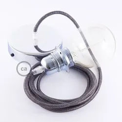 Cables Lampe Suspendue Pendel Pour Abat-jour Rl03 Diy 2 M Glittering Grey / Chrome Plated One Size