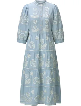 Musselin embroidery dress female - 36 - FashionsVida