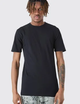 Herren Hohes 2er-Pack Muscle-Fit T-Shirt Black Größe Medium - boohooMAN - FashionsVida