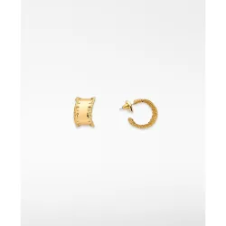 Aros anchos con relieve
