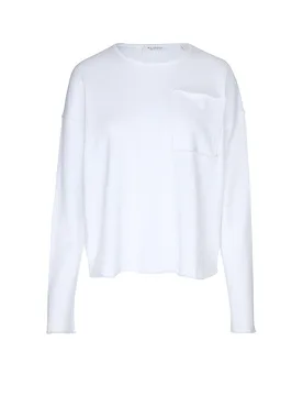 T-shirt à manches longues blanc L - Richroyal - FashionsVida