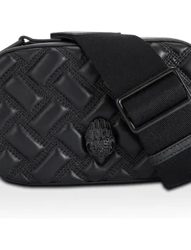 Bandolera de mujer de piel acolchada con asa ajustable - Kurt Geiger - FashionsVida