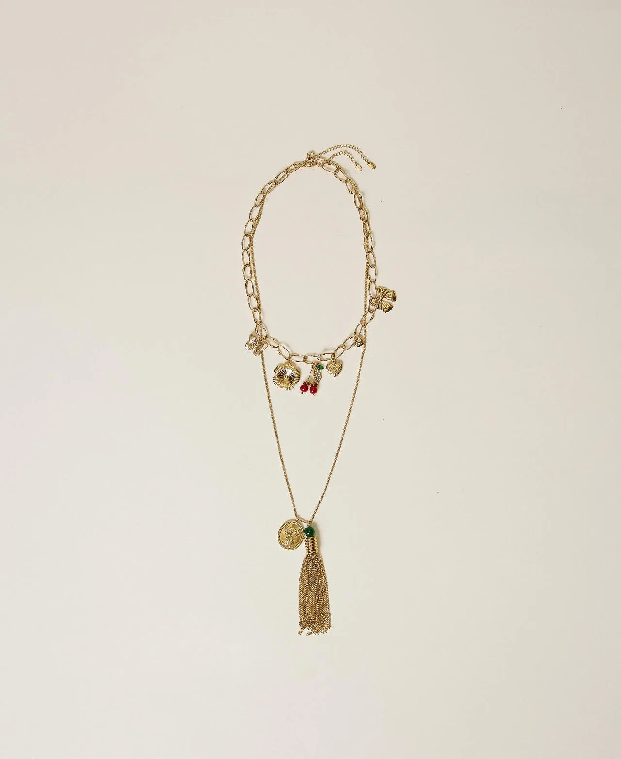 Parure de colliers avec charms et pompon - TWINSET - FashionsVida