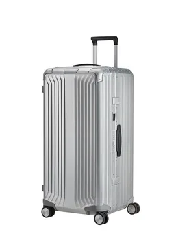 Trolley LITE-BOX ALU TRUNK 80cm Aluminium silber Damen - Samsonite - FashionsVida