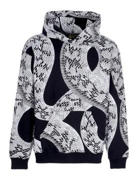 Felpa Cappuccio Uomo Boa Hoodie Black - IUTER - FashionsVida