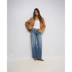 Vaqueros low rise wide de mujer