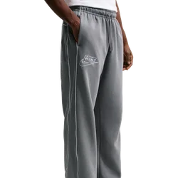Fleece Men Pants - Grey - Size L - Cotton Jersey - Grey - Size: Large