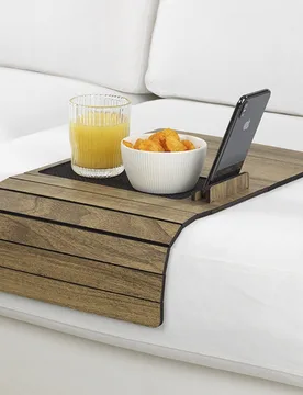 Multifunktions-Sofa-Tablett, mit Smartphone- und Tablethalterung - Maximex - FashionsVida