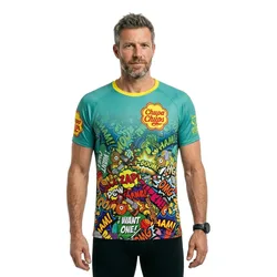 Maglietta A Maniche Corte Chupa Chups Comic Green S