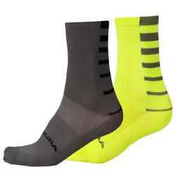 Calzini Stripe Coolmax® 2 Paia Hi-Viz Yellow
