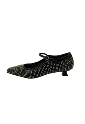 Ballerina tacco 3cm Donna con borchie