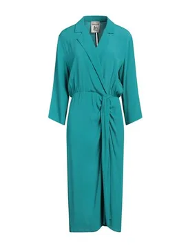 Vestido midi Mujer Azul turquesa 34,36,38,40 Mujer - Semicouture - FashionsVida