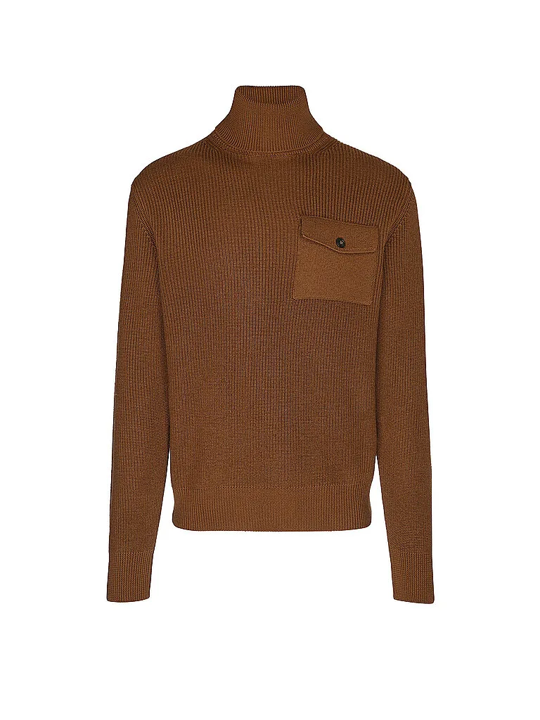 Rollkragenpullover camel XL Herren - Woolrich - FashionsVida