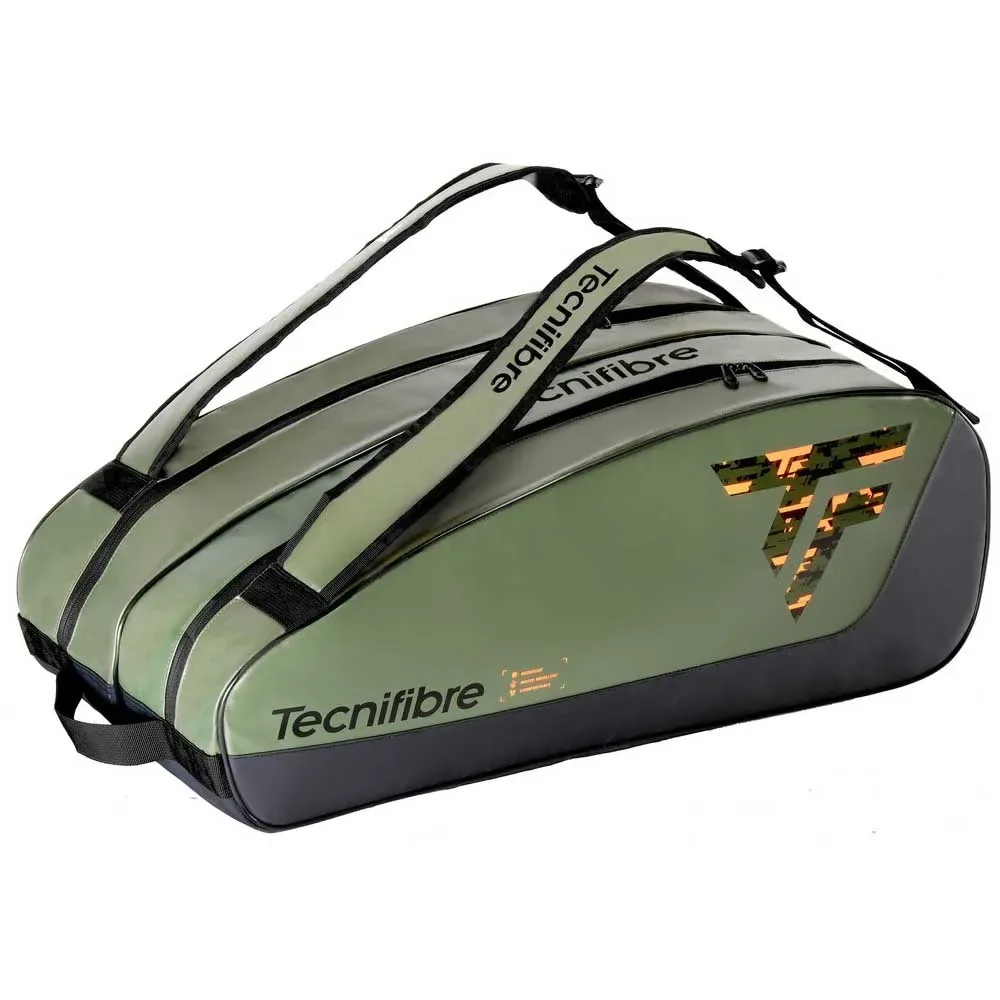 Tour Endurance 12 Racket Bag Khaki One Size - Tecnifibre - FashionsVida