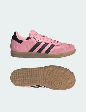 Scarpe da calcio Samba Messi Junior 30 1/2 Light Pink / Core Black / Gum - Adidas - FashionsVida