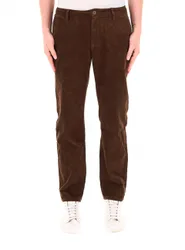 Pantalone in velluto MARRONE 54