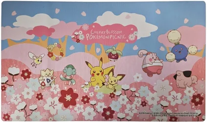 Pokemon Center Korea - Cherry Blossom Pokemon Picnic Playmat (No Box / Loose)