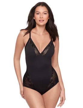 Modern Romance Medium Control Shaping Body Black female - Miraclesuit - FashionsVida