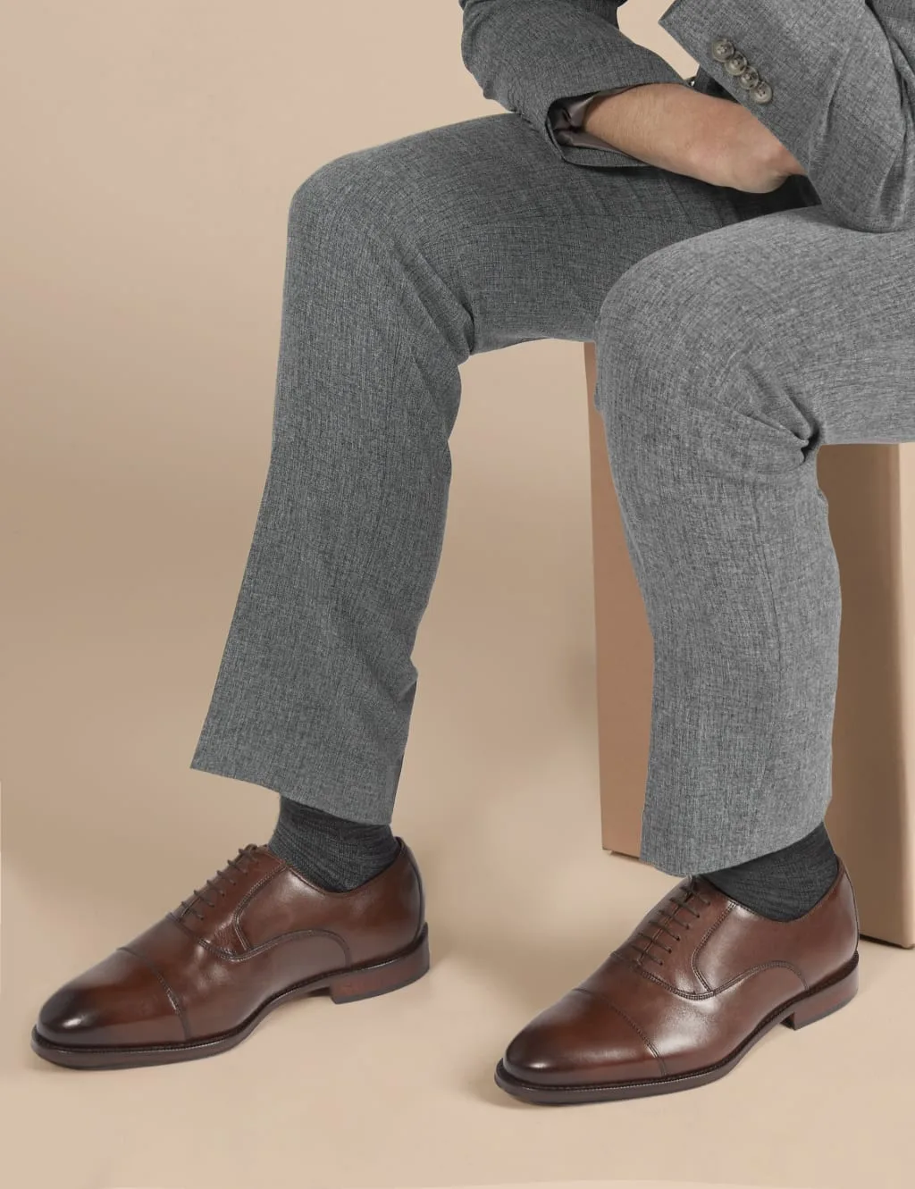 Leather Oxford Shoes Brown female - Jones Bootmaker - FashionsVida