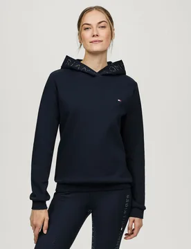 Damen Strass Hoodie LAURENS desert sky XS - Tommy hilfiger - FashionsVida