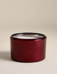 Mandarin Clove & Cinnamon 3 Wick Candle Red Mix