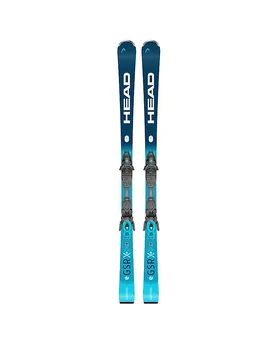 Set de esquí de carreras Worldcup Rebels E.GSR + PR 11 GW azul oscuro 170 - Head - FashionsVida