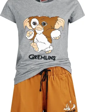 Schlafanzug - Gizmo - S bis 3XL - für Damen - Größe 3XL - multicolor - EMP exklusives Merchandise! - Frauen - female - Gremlins - FashionsVida