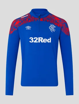 Rangers Fc Men's 2026/27 Home Matchday Quarter Zip Top Blue M male - Castore - FashionsVida