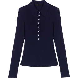 Maje - Polo de mujer liso