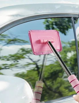 Juego de 5 piezas/3 piezas/1 pieza de herramientas de limpieza de parabrisas con paño de microfibra Rasqueta de ventana de coche con mango desmontabl - Shein - FashionsVida