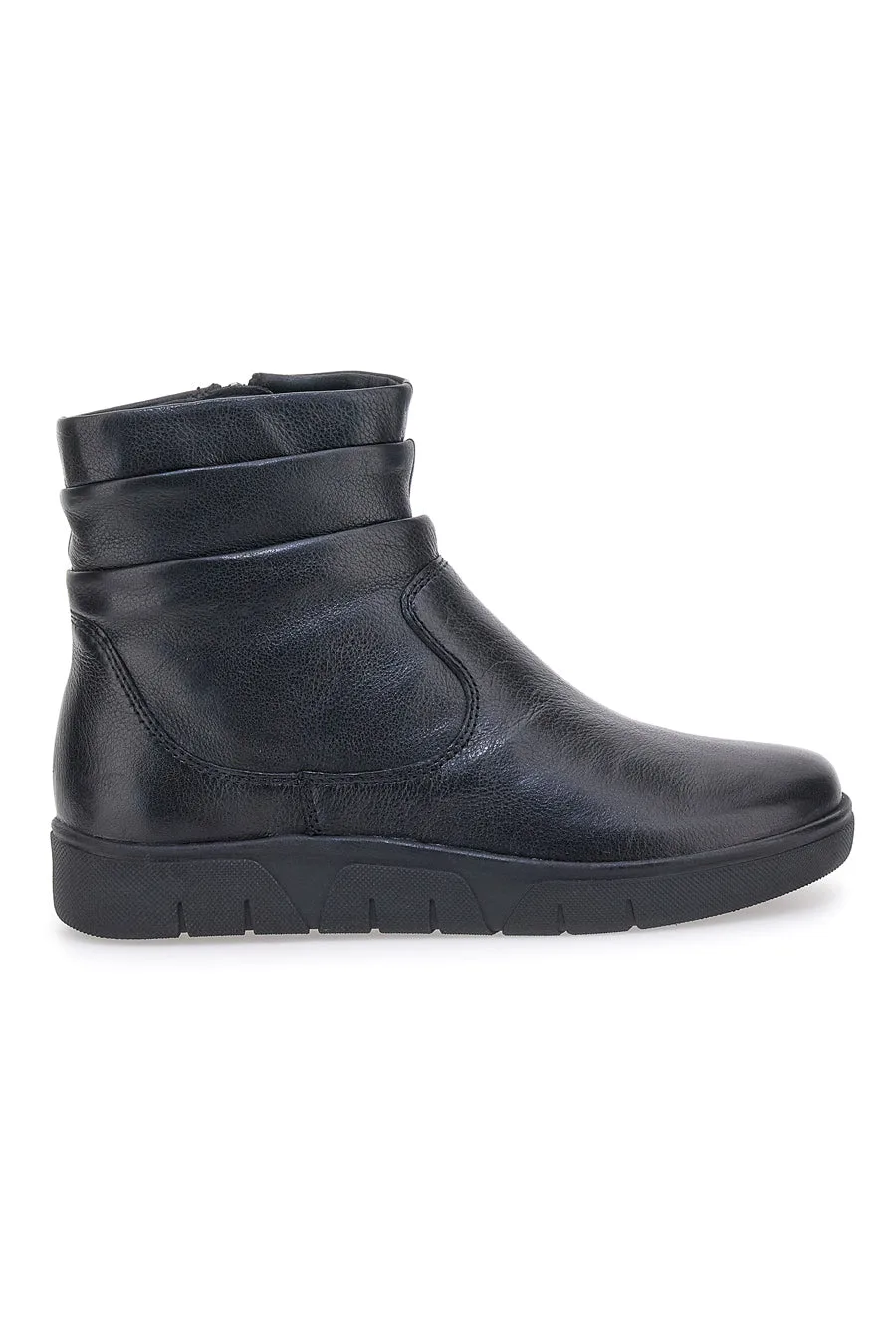 Stivaletti neri in pelle con memory foam 17801 36 - Pittarello - FashionsVida