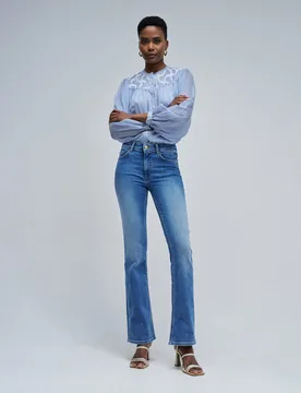 Vaqueros de mujer destiny push up bootcut - Salsa Jeans - FashionsVida