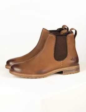 Thirsk Mens Leather Chelsea Boot - Rydale - FashionsVida