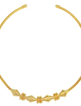 VAROLE Stainless Steel Spiral Spring Choker Necklace Exaggerated Geometric Front Elastic Tarnish Free Collier Collana Jewelry - Aliexpress - FashionsVida