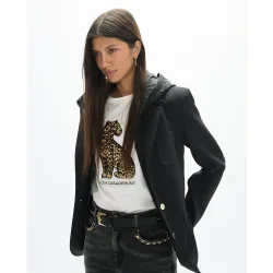 Americana de mujer técnica con chaleco acolchado interior